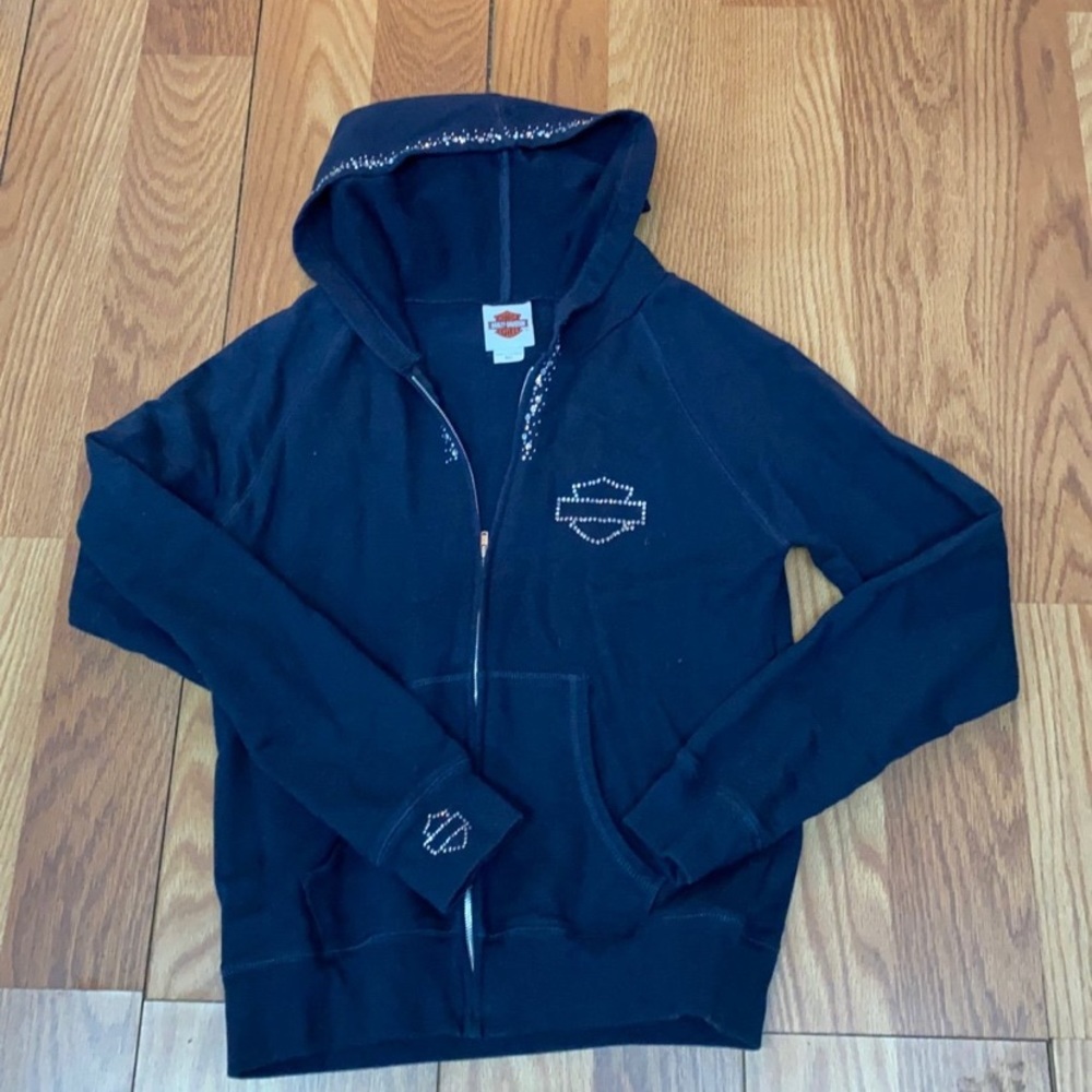 Ladies Harley Davidson jacket hoodie medium